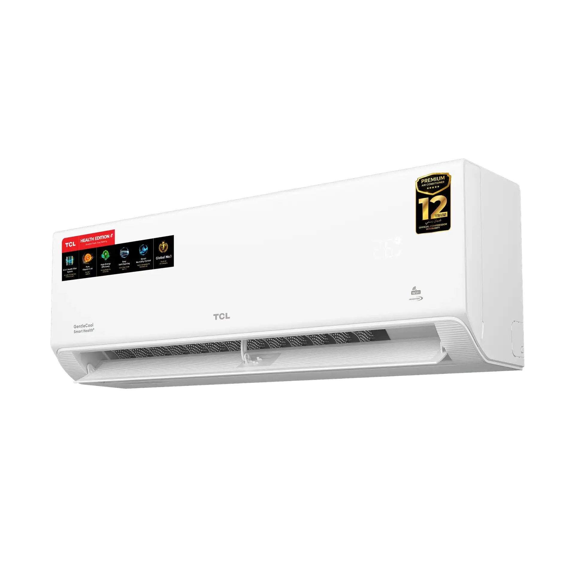 TCL 1.5 Ton GentleCool Smart Health+ Inverter AC | WiFi Control | R32 | TAC-18CSD/TPH21