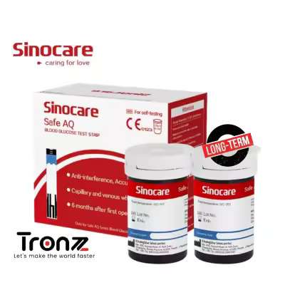 SINOCARE BLOOD GLUCOSE TEST STRIP 50PCS